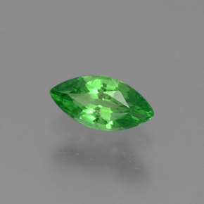 Granate tsavorita verde natural de 0,29 ct, marquesa, VVS-VS