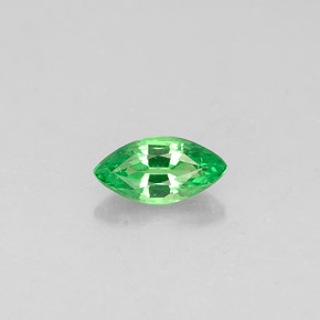 Granate tsavorita verde natural de 0,24 ct, marquesa, VVS-VS