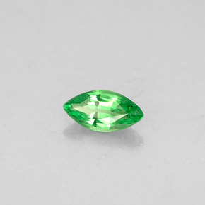 Granate tsavorita verde natural de 0,24 ct, marquesa, VVS-VS