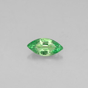 Granate tsavorita verde natural de 0,25 ct, marquesa, VVS-VS