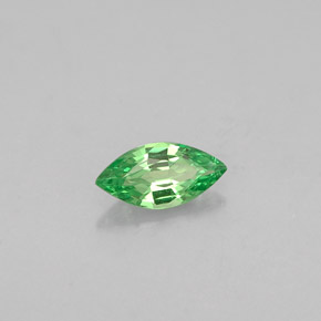 Granate tsavorita verde natural de 0,25 ct, marquesa, VVS-VS