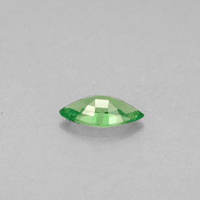Granate tsavorita verde natural de 0,25 ct, marquesa, VVS-VS