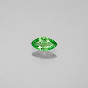 Granate tsavorita verde natural de 0,25 ct, marquesa, SI