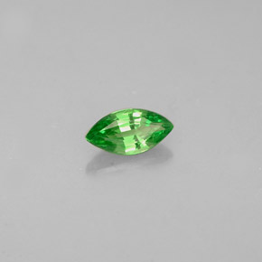 Granate tsavorita verde natural de 0,28 ct, marquesa, VVS-VS