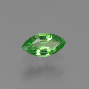 Granate tsavorita verde natural de 0,28 ct, marquesa, VVS-VS