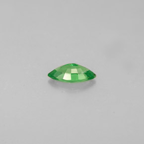 Granate tsavorita verde natural de 0,25 ct, marquesa, VVS-VS
