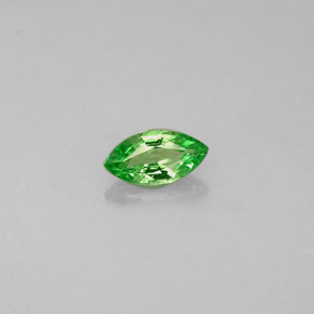 Granate tsavorita verde cromo natural de 0,27 ct, marquesa, VVS-VS