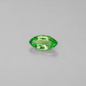 Granate tsavorita verde cromo natural de 0,27 ct, marquesa, VVS-VS