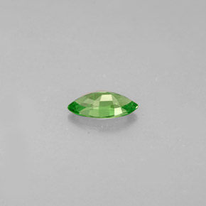 Granate tsavorita verde cromo natural de 0,27 ct, marquesa, VVS-VS