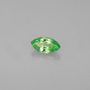 Granate tsavorita verde natural de 0,31 ct, marquesa, VVS-VS