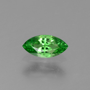Granate tsavorita verde natural de 0,26 ct, marquesa, VVS-VS