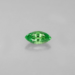 Granate tsavorita verde natural de 0,33 ct, marquesa, VVS-VS