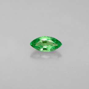Granate tsavorita verde cromo natural de 0,30 ct, marquesa, VVS-VS