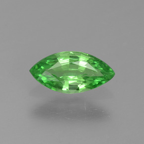 Granate tsavorita verde natural de 0,36 ct, marquesa, VVS-VS