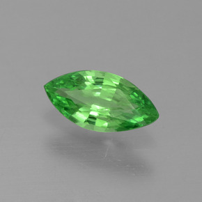 Granate tsavorita verde natural de 0,36 ct, marquesa, VVS-VS