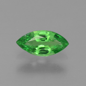 Granate tsavorita verde natural de 0,37 ct, marquesa, VVS-VS