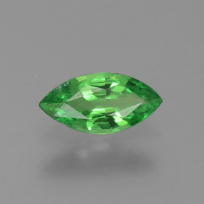 Granate tsavorita verde natural de 0,37 ct, marquesa, VVS-VS