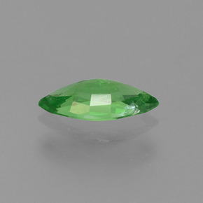 Granate tsavorita verde natural de 0,37 ct, marquesa, VVS-VS