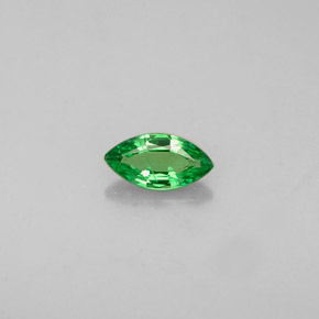Granate tsavorita verde natural de 0,31 ct, marquesa, VVS-VS