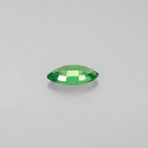 Granate tsavorita verde natural de 0,31 ct, marquesa, VVS-VS