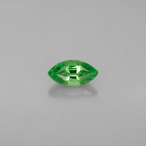 Granate tsavorita verde natural de 0,34 ct, marquesa, VVS-VS