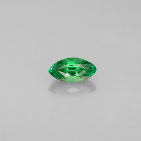 Granate tsavorita verde natural de 0,36 ct, marquesa, VVS-VS