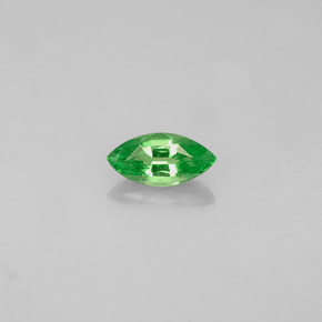 Granate tsavorita verde natural de 0,26 ct, marquesa, VVS-VS