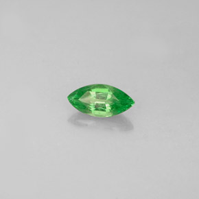Granate tsavorita verde natural de 0,26 ct, marquesa, VVS-VS