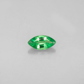 Granate tsavorita verde natural de 0,27 ct, marquesa, VVS-VS