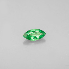 Granate tsavorita verde natural de 0,27 ct, marquesa, VVS-VS