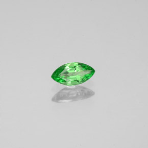 Granate tsavorita verde natural de 0,28 ct, marquesa, VVS-VS