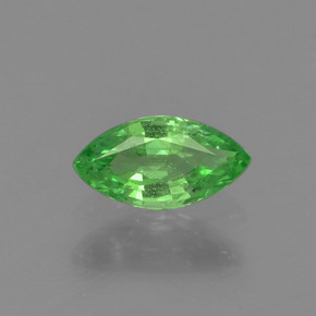 Granate tsavorita verde natural de 0,31 ct, marquesa, VVS-VS