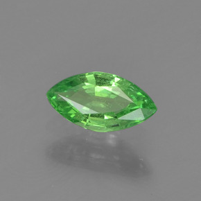 Granate tsavorita verde natural de 0,31 ct, marquesa, VVS-VS