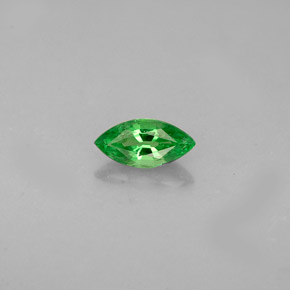 Granate tsavorita verde natural de 0,29 ct, marquesa, VVS-VS