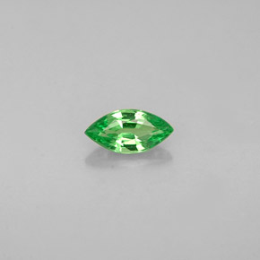 Granate tsavorita verde natural de 0,26 ct, marquesa, VVS-VS