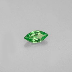 Granate tsavorita verde natural de 0,26 ct, marquesa, VVS-VS