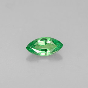 Granate tsavorita verde natural de 0,27 ct, marquesa, VVS-VS