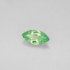 Granate tsavorita verde natural de 0,28 ct, marquesa, VVS-VS