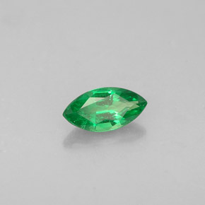 granate tsavorita Verde cromo natural de 0.29 ct, Marquesa, VVS-VS