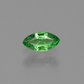 Granate tsavorita verde natural de 0,37 ct, marquesa, VVS-VS