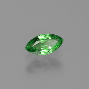 Granate tsavorita verde natural de 0,37 ct, marquesa, VVS-VS