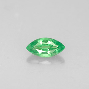 Granate tsavorita verde natural de 0,31 ct, marquesa, VVS-VS