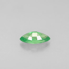 Granate tsavorita verde natural de 0,31 ct, marquesa, VVS-VS