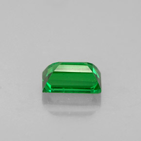 granate tsavorita Verde cromo natural de 0.44 ct, Corte Baguette, VVS-VS