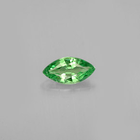 Granate tsavorita verde natural de 0,39 ct, marquesa, VVS-VS