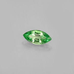 granate tsavorita Verde natural de 0.39 ct, Marquesa, VVS-VS