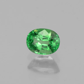 granate tsavorita Verde natural de 0.35 ct, Corte Óvalo, VS-SI