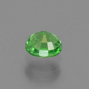 Granate tsavorita verde natural de 0,46 ct, corte óvalo, VS-SI