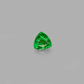 Granate tsavorita verde natural de 0,30 ct, trillón, VS