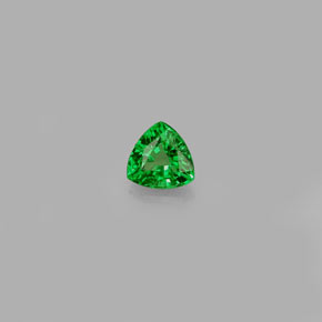 Granate tsavorita verde natural de 0,30 ct, trillón, VS